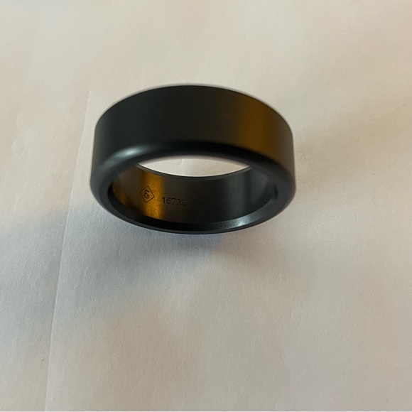 Elysium Black Diamond Kratos Matte Finish Ring 8MM